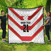 Japan Pacific Rugby 2022-23 Custom Quilt Red Sakura Japanese Wave Pattern LT9 - Polynesian Pride