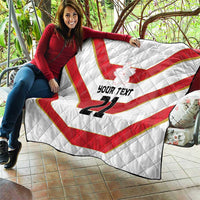 Japan Pacific Rugby 2022-23 Custom Quilt Red Sakura Japanese Wave Pattern LT9 - Polynesian Pride