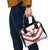 Japan Pacific Rugby 2022-23 Custom Shoulder Handbag Red Sakura Japanese Wave Pattern