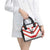 Japan Pacific Rugby 2022-23 Custom Shoulder Handbag Red Sakura Japanese Wave Pattern