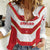 Japan Pacific Rugby 2022-23 Custom Women Casual Shirt Red Sakura Japanese Wave Pattern