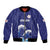 Japan Pacific Rugby Custom Bomber Jacket Go Sakura Japanese Wave Pattern