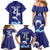 Japan Pacific Rugby Custom Family Matching Mermaid Dress and Hawaiian Shirt Go Sakura Japanese Wave Pattern