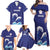 Japan Pacific Rugby Custom Family Matching Off Shoulder Maxi Dress and Hawaiian Shirt Go Sakura Japanese Wave Pattern