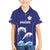 Japan Pacific Rugby Custom Family Matching Tank Maxi Dress and Hawaiian Shirt Go Sakura Japanese Wave Pattern