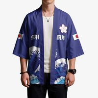 Japan Pacific Rugby Custom Kimono Go Sakura Japanese Wave Pattern - Polynesian Pride