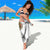 Japanese Samurai Warrior Sarong White Polynesian Tattoo Style