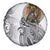 Japanese Samurai Warrior Spare Tire Cover White Polynesian Tattoo Style
