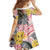 Japanese Samurai Warrior Family Matching Mermaid Dress and Hawaiian Shirt Colorful Polynesian Tattoo Style