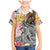Japanese Samurai Warrior Family Matching Mermaid Dress and Hawaiian Shirt Colorful Polynesian Tattoo Style