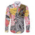Japanese Samurai Warrior Family Matching Tank Maxi Dress and Hawaiian Shirt Colorful Polynesian Tattoo Style