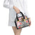 Japanese Samurai Warrior Shoulder Handbag Colorful Polynesian Tattoo Style