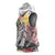 Japanese Samurai Warrior Sleeveless Hoodie Colorful Polynesian Tattoo Style - Polynesian Pride