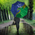 Solomon Islands Independence Day 1978 Personalised Umbrella Polynesian Pattern with Flag Style - Polynesian Pride