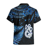 Custom Matariki New Zealand Hawaiian Shirt Maori Manaia with Paua Shell - Blue LT9 - Polynesian Pride