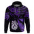 New Zealand Hoodie Matariki NZ Manaia with Paua Shell Purple LT9 Purple - Polynesian Pride