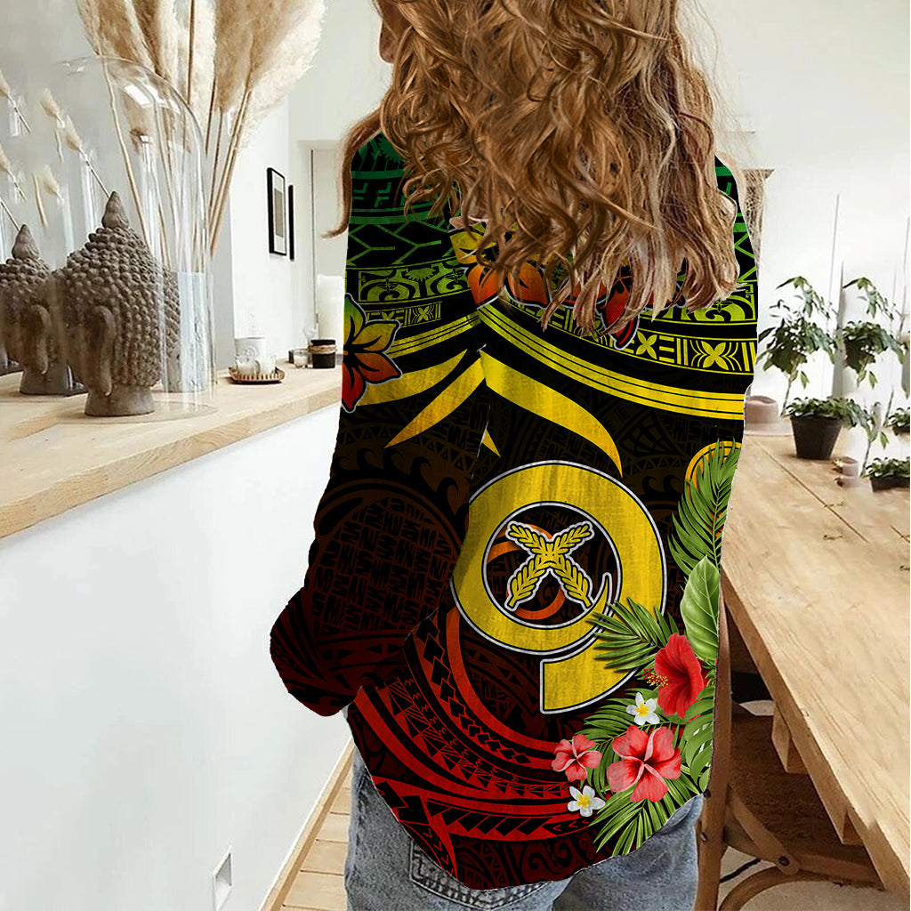 Custom Vanuatu Islands Women Casual Shirt Proud To Be A Ni-Van LT9 - Polynesian Pride