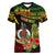 Custom Vanuatu Islands Women V Neck T Shirt Proud To Be A Ni-Van LT9 Female Reggae - Polynesian Pride