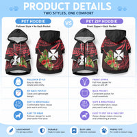 Wallis and Futuna Pet Hoodie Happy Territory Day LT9 - Polynesian Pride