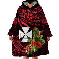 Wallis and Futuna Wearable Blanket Hoodie Happy Territory Day LT9 - Polynesian Pride