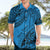 Custom Fiji Rugby Hawaiian Shirt Kaiviti Fijian Tribal World Cup Blue No1 LT9 - Polynesian Pride