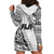 Fiji Rugby Hoodie Dress Kaiviti Fijian Tribal World Cup White LT9 - Polynesian Pride