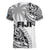 Fiji Rugby Women V Neck T Shirt Kaiviti Fijian Tribal World Cup White LT9 - Polynesian Pride