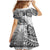 Custom Fiji Rugby Family Matching Mermaid Dress and Hawaiian Shirt Kaiviti Fijian Tribal World Cup White LT9 - Polynesian Pride