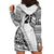 Custom Fiji Rugby Hoodie Dress Kaiviti Fijian Tribal World Cup White LT9 - Polynesian Pride