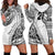 Custom Fiji Rugby Hoodie Dress Kaiviti Fijian Tribal World Cup White LT9 - Polynesian Pride