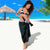 Plumeria Tribal Tattoo Sarong Blue Polynesian Pattern