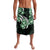 Plumeria Tribal Tattoo Lavalava Green Polynesian Pattern