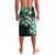 Plumeria Tribal Tattoo Lavalava Green Polynesian Pattern