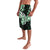 Plumeria Tribal Tattoo Lavalava Green Polynesian Pattern