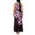 Plumeria Tribal Tattoo Family Matching Tank Maxi Dress and Hawaiian Shirt Pink Polynesian Pattern