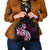 Plumeria Tribal Tattoo Shoulder Handbag Pink Polynesian Pattern