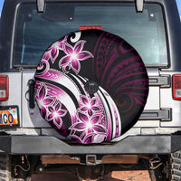 Plumeria Tribal Tattoo Spare Tire Cover Pink Polynesian Pattern LT9 Pink - Polynesian Pride