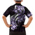 Plumeria Tribal Tattoo Family Matching Mermaid Dress and Hawaiian Shirt Purple Polynesian Pattern
