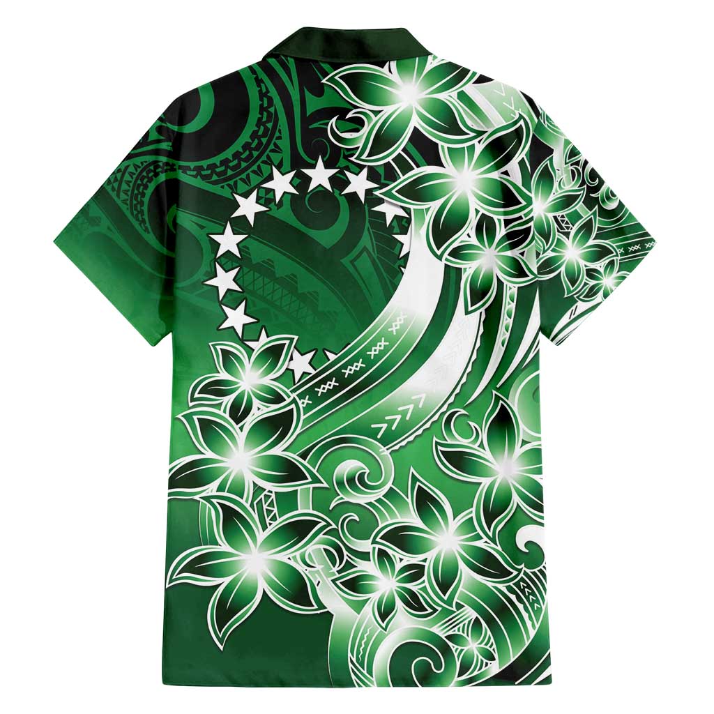 Cook Islands Tattoo Family Matching Tank Maxi Dress and Hawaiian Shirt Plumeria Polynesian Pattern