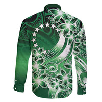 Cook Islands Tattoo Family Matching Tank Maxi Dress and Hawaiian Shirt Plumeria Polynesian Pattern