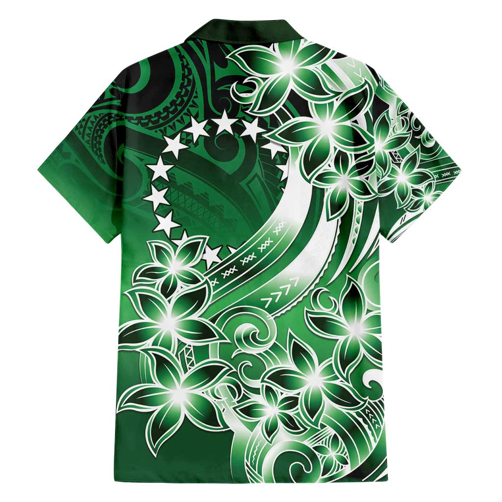 Cook Islands Tattoo Hawaiian Shirt Plumeria Polynesian Pattern