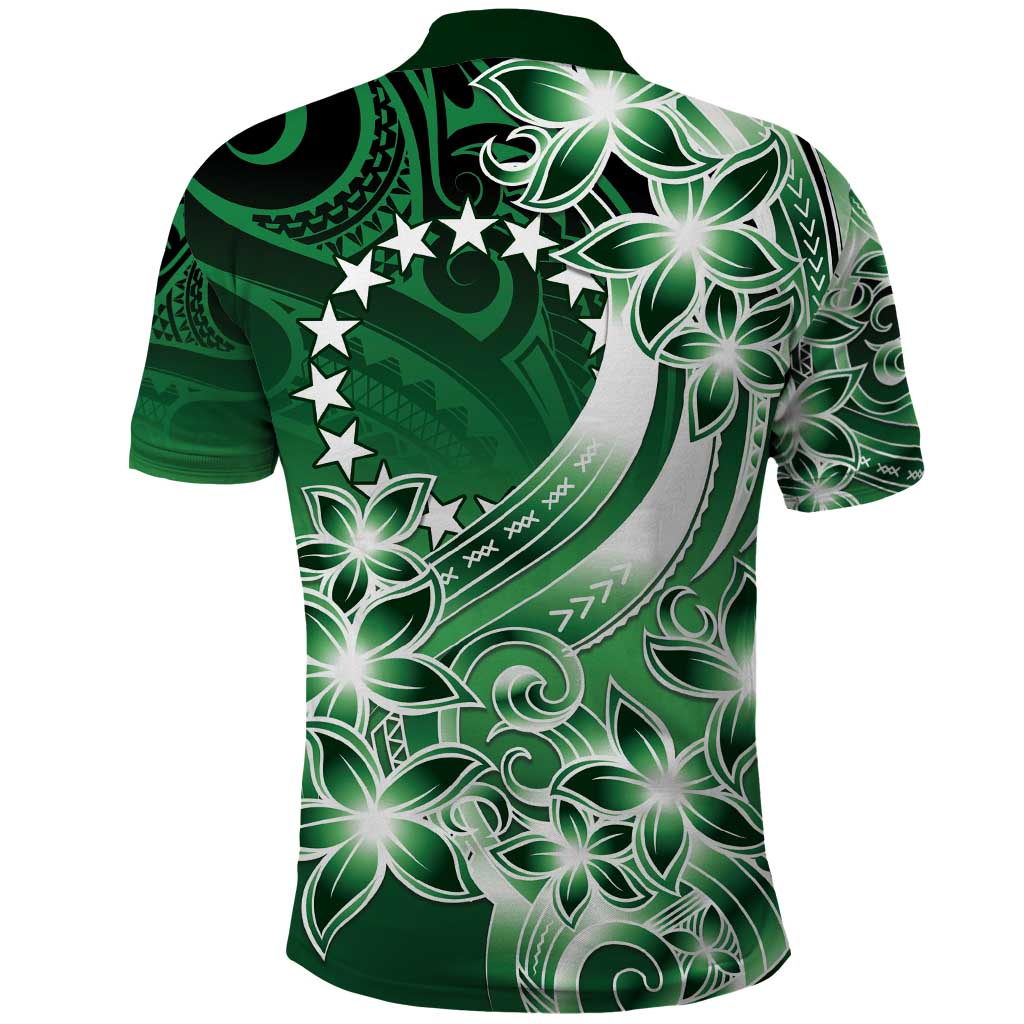 Cook Islands Tattoo Polo Shirt Plumeria Polynesian Pattern LT9 - Polynesian Pride