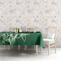 Cook Islands Tattoo Tablecloth Plumeria Polynesian Pattern
