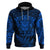 New Zealand Rugby Hoodie Silver Fern All Black Mix Ta Moko Blue Style LT9 Blue - Polynesian Pride