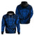 New Zealand Rugby Hoodie Silver Fern All Black Mix Ta Moko Blue Style LT9 - Polynesian Pride