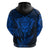 Personalised New Zealand Rugby Hoodie Silver Fern All Black Mix Ta Moko Blue Style LT9 - Polynesian Pride