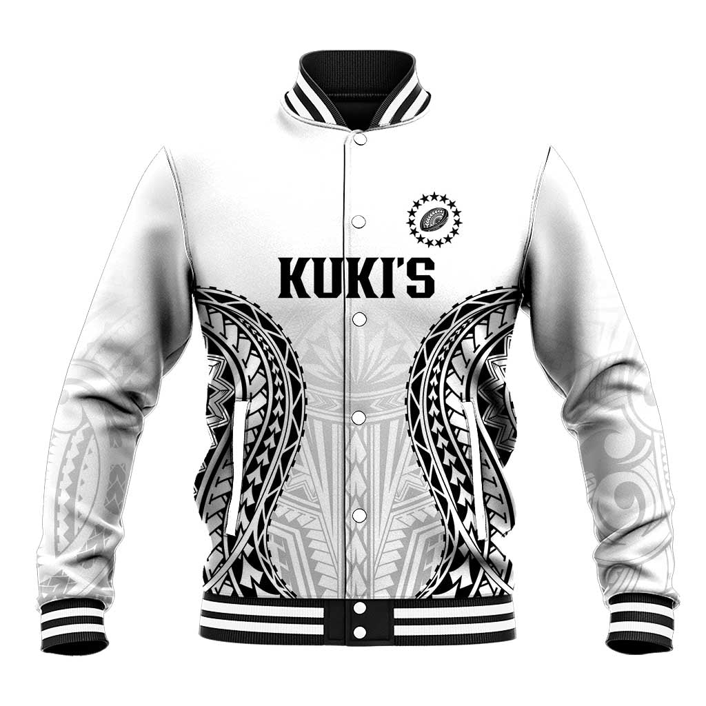 World Rugby Cook Islands Baseball Jacket Kukis Make History - Polynesian Pride