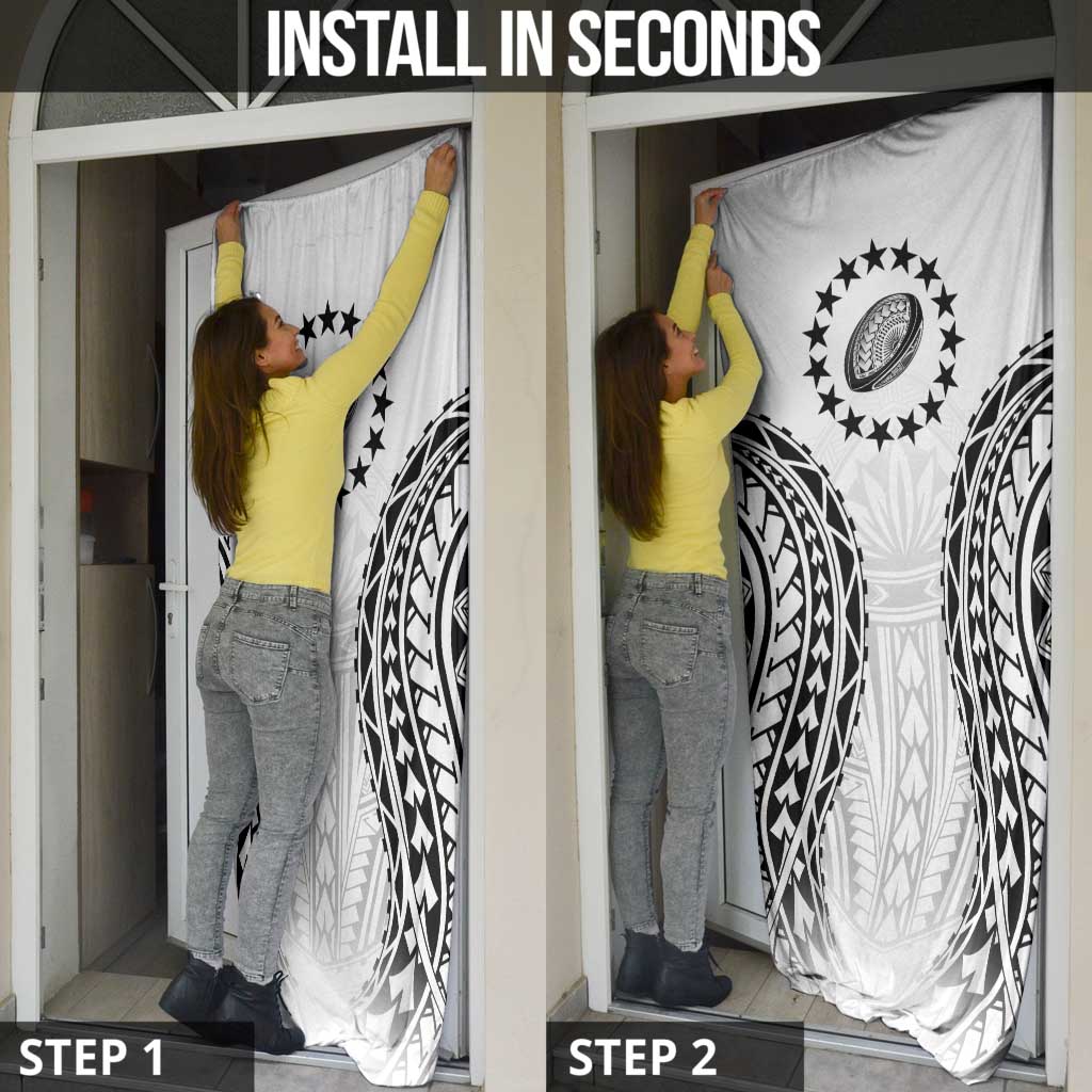 World Rugby Cook Islands Door Cover Kukis Make History - Polynesian Pride