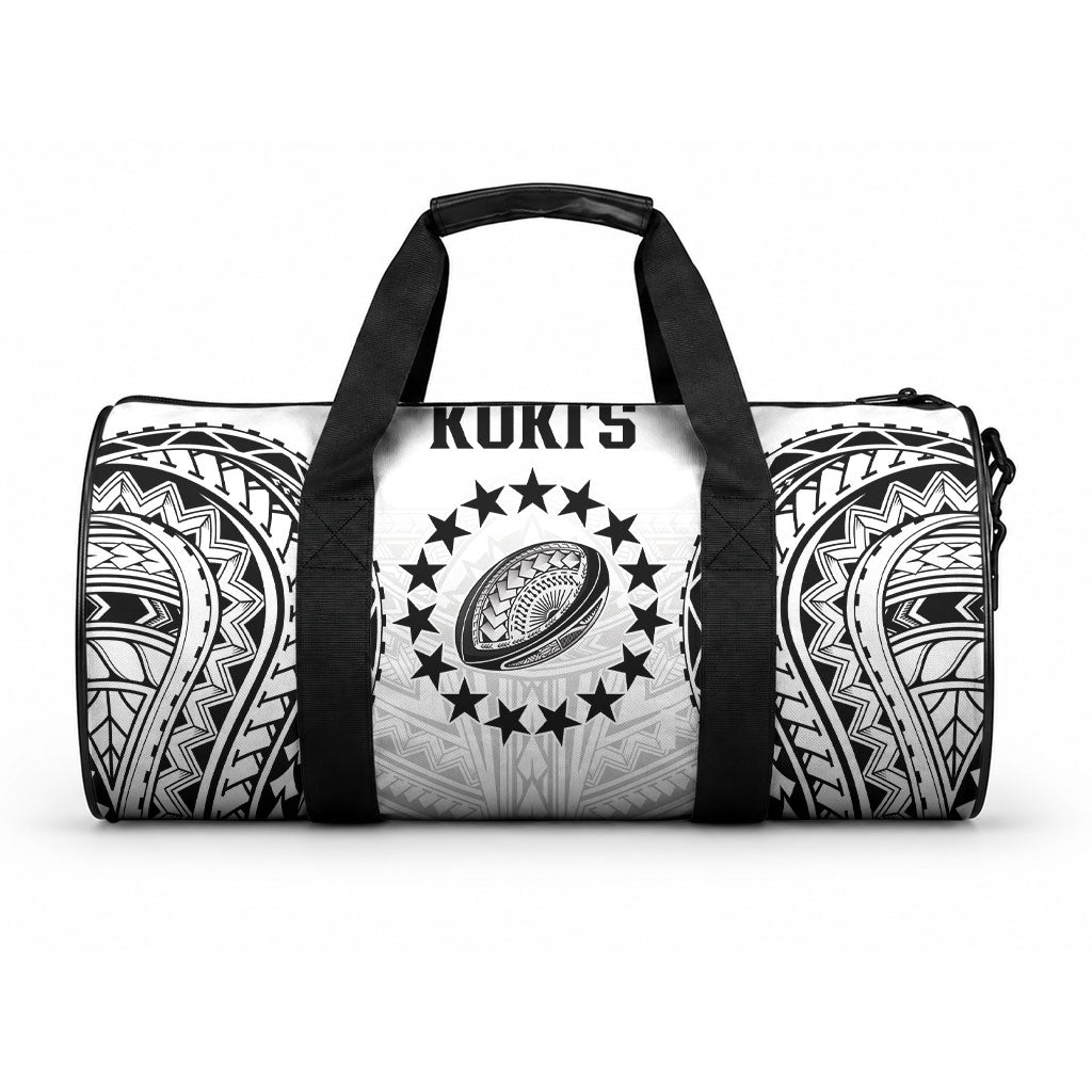 World Rugby Cook Islands Duffle Bag Kukis Make History LT9 One size White - Polynesian Pride