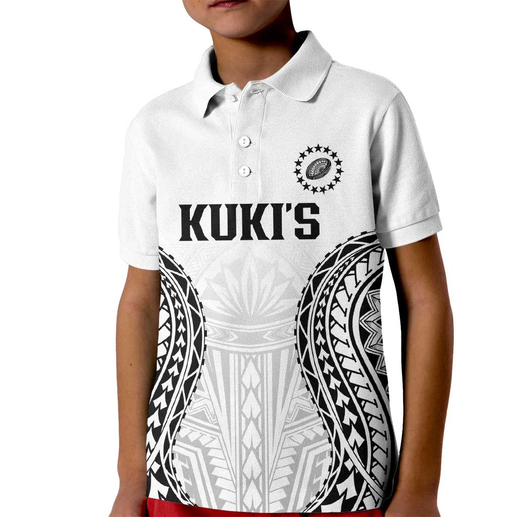 World Rugby Cook Islands Kid Polo Shirt Kukis Make History - Polynesian Pride
